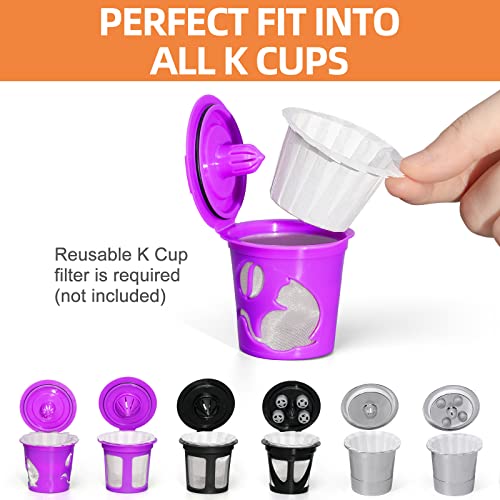 200 White Disposable Filters for Keurig Singleカップ Brewing Compatible All K Cups