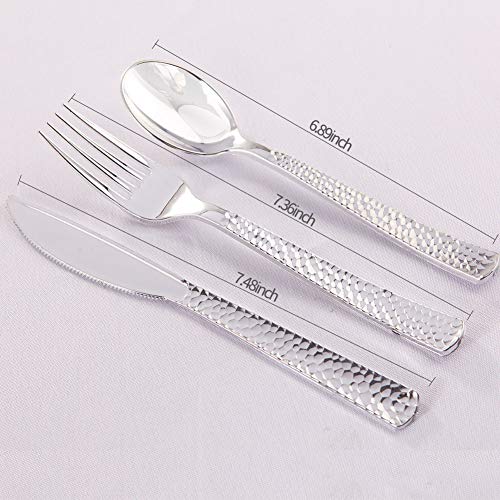 Elegant 360 Piece Disposable Plastic Silverware Set for Events