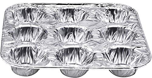 12-Pack Mini Cupcake and Muffin Pans for Baking